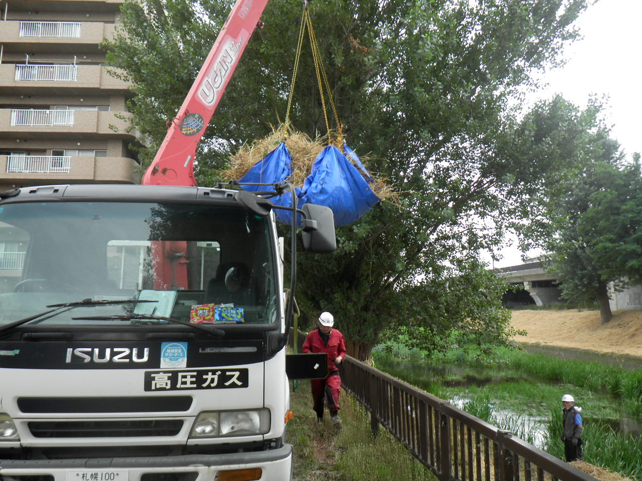 令和6年度　創成川　除草工