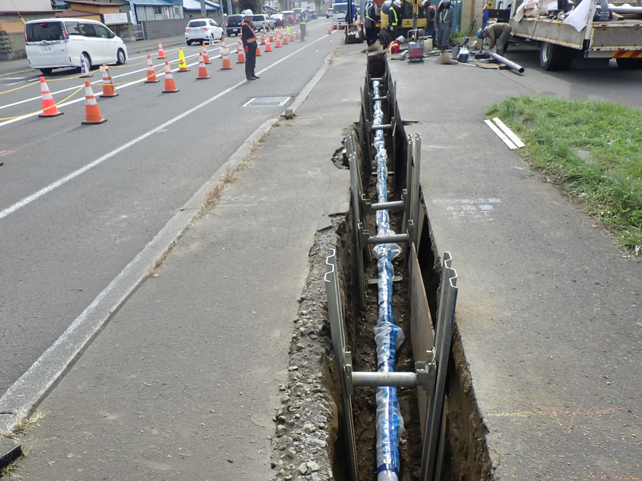 令和5年度　東区栄西地区　配水管更新工事